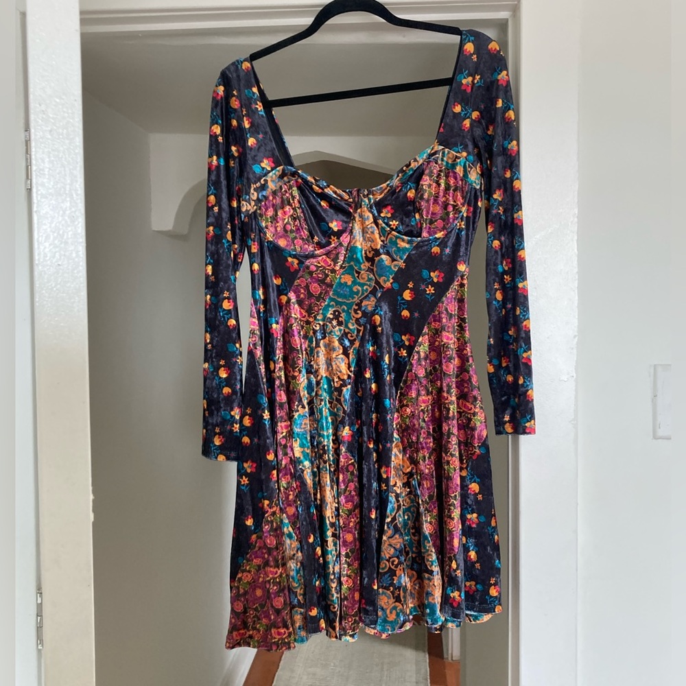 NWT free people velvet dress